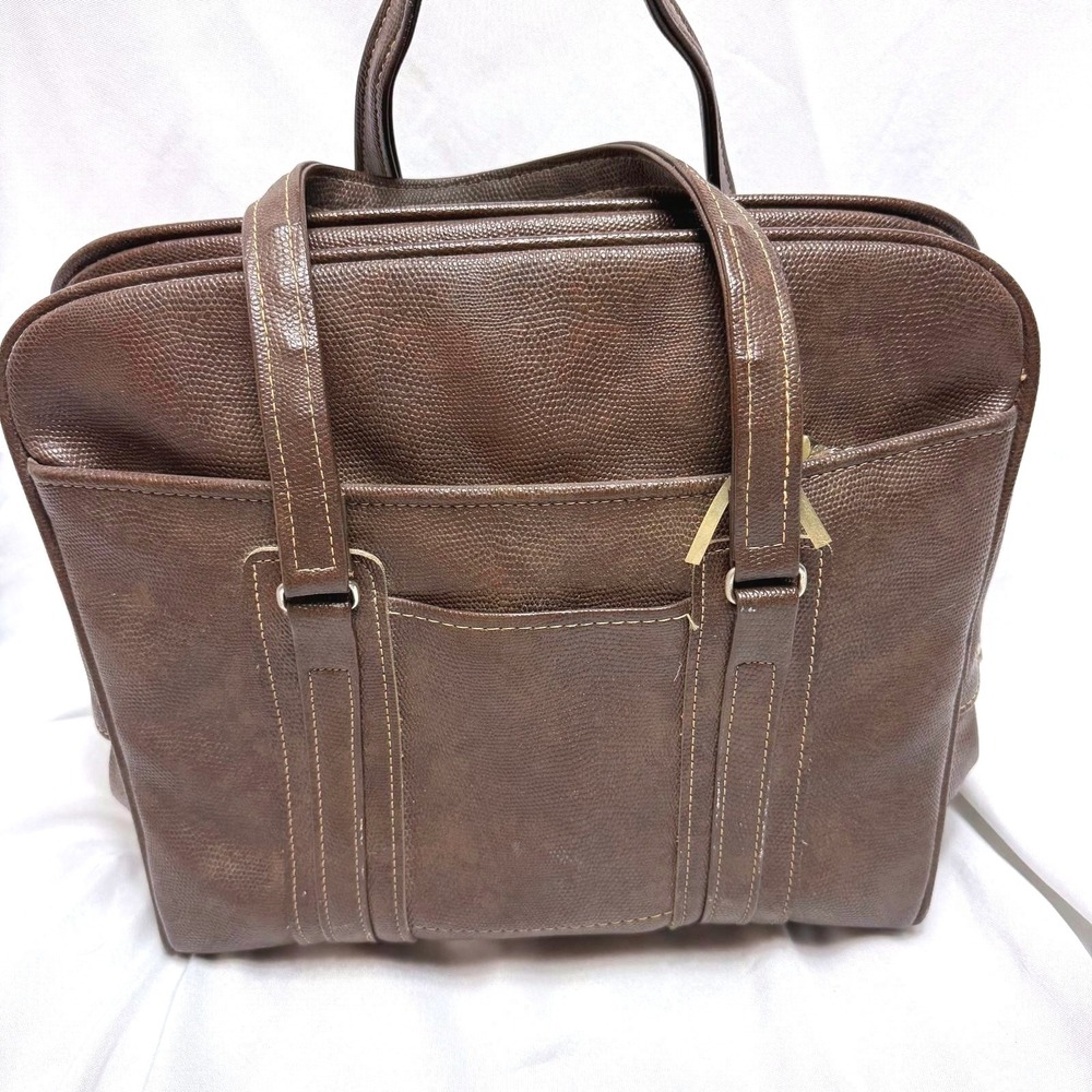 Vintage 1970s Samsonite Sherbrooke Brown‎ Carry On Bag  Luggage